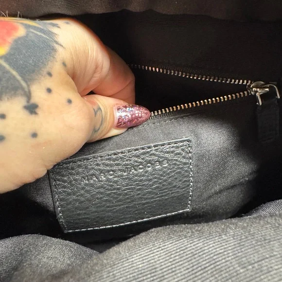 Marc Jacobs Black Leather Backpack - Picture 3 of 7